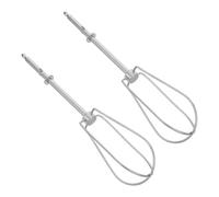 Hemobllo Set 2 Pezzi in Acciaio Inox per Miscelatore Elettrico, Accessori Cucina Resistenti, Facile Pulizia e Conservazione Compatta per Uso Quotidiano Riutilizzabile