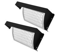 Hemobllo Set 2 Pezzi Rete a Maglie per Porta da Calcio Balilla, Scatola Portapalle Plastica Resistente Nero, Accessori Sostituzione Calcio Balilla per Gioco da Tavolo e