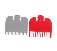 Hemobllo Set 2 Protezioni Multifunzione per Tosatrici Professionali, Pettini di Plastica Resistenti Guida di Taglio Comoda, Accessori Parrucchieri per Controllo Preciso Lunghezza Chioma,