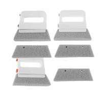 Hemobllo Set 3 Spazzole per Scanalature Finestre con Testine Sostituibili, Pulitore Binari Porte Scorrevoli con Impugnatura Ergonomica, Kit Pulizia Fessure per Davanzali, Persiane e Guide