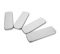 Hemobllo Set 4 Astucci Portapenne in Latta Argento Per Studenti, Contenitore Per Matite Resistente e Portatile, Astuccio Cancelleria Pratico Per Scuola