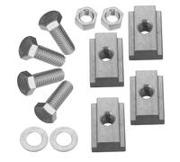 Hemobllo Set 4 Dadi a T in Acciaio Inox per Guide Rimorchio Hardware Slot a T Compatibili con Ponti Pick-Up Truck e Fissaggio Rapido e Resistente per Accessori Sponde Camion