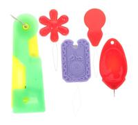 Hemobllo Set 5 Infila Aghi Rapido in Plastica a Forme Varie, Strumento Infila-Filo per Cucito a Mano e Macchina, Riutilizzabile e Affidabile per Hobbisti e Sartorie Domestiche