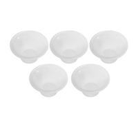 Hemobllo Set 5 Pezzi per Raccolta Urina Bianca Sputacchiera, Portatile per Piccoli e Adulti, per Urina per Impiego Ospedaliero e Domestico