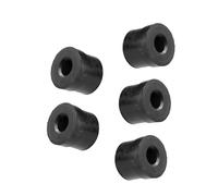 Hemobllo Set 5 Pezzi Tappi Terminali in Gomma Nera per Trombone Design Slip-on Facile Installazione Protezione e Supporto per Strumenti a Fiato