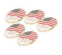 Hemobllo Set 5 Spille Bandiera Americana in Metallo Resistenti Spille da Bavero e per Vestiti Accessori Leggeri per Feste Patriottiche e Giorno Dell’Indipendenza Usa