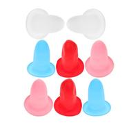 Hemobllo Set 8 Pezzi di Coperture in Silicone Antileak per Flaconi da Viaggio, Estensibili Fino a 22cm, Facili da Pulire, per Viaggi Lunghi e Avventure Outdoor