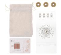 Hemobllo Set Completo Carte Guida i Ching 64 Esagrammi per Principianti Carte Cinesi della Fortuna Supporto per Lettura e Divinazione Strumento Culturale e Regalo Originale