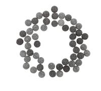 Hemobllo Set da 2 Diffusori di Roccia Vulcanica Naturale 12 Mm, Pietre Laviche Rotonde per Aromaterapia, Fragranza Prolungata, Diffusore Passivo per Ufficio, Casa e Viaggio