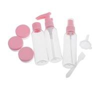 Hemobllo Set di Contenitore Spray 100ml da Viaggio in Plastico Riutilizzabile, Mini Bottiglia di Profumo Spruzzo Fine per Mist e Moisturizer On-the-go
