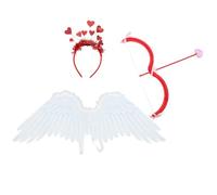 Hemobllo Set di E Freccia di Cupido in Schiuma, Accessorio per Feste, Cosplay, Servizi Fotografici, Materiale in Schiuma Leggero, Un Set