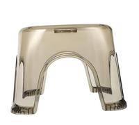 Hemobllo Sgabello Bagno Ergonomico come Supporto per Doccia Base Antiscivolo in Pp Piccolo Sgabellino Nero per Quotidiano