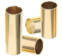 Hemobllo Slide per Chitarra in Metallo Oro Dimensioni Diverse Set 4 Pezzi Scivoli per Chitarra Elettrica e Basso, Struttura Semplice Portatili e Facili da Conservare