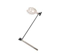 Hemobllo Sonaglio Djembe in Metallo con Anelli Multipli per Suono Tradizionale, Risonatore African Drum Portatile per Principianti e Concerti All'aperto