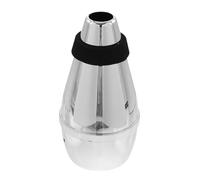 Hemobllo Sordina per Tromba Abs Argento Silenziatore Compatto per Pratica Musicale Riduce Efficacemente Suono Accessorio per Strumento Fiato Facile da Installare e Trasportare