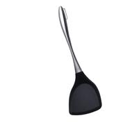Hemobllo Spatola in Silicone Antiscivolo per Cucina Resistente al Calore Manico Ergonomico in Acciaio Inossidabile Utensile per Antiaderenti e Cottura Domestica