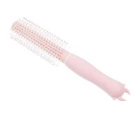 Hemobllo Spazzola per Capelli Rullo Portatile in Rosa Pettine Rulli per Districare e Arricciare i Capelli per Uso Domestico e Viaggio