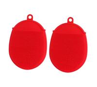 Hemobllo Spazzola per Corpo e Pulizia Profonda 2 Pezzi Design Unico in Silicone Morbidezza Eccellente per Uso in Palestra e All'aperto