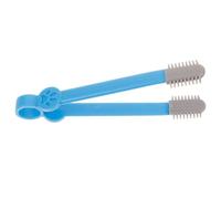 Hemobllo Spazzola Pulizia Occhi Animali in Silicone Pettine Toelettatura per e Rimuove Macchie di Lacrime e Morto Quotidiano per Tutte le Razze e Lunghezze di