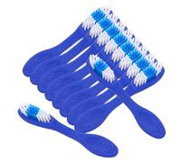 Hemobllo Spazzolino da Denti Corto di Sicurezza Blu Set da 20 Pezzi per Cure Odontoiatriche in Carcere, Portatile con Setole Morbide per Gengive Sensibili, per Viaggi e Utilizzo Domestico