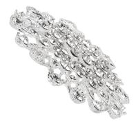 Hemobllo Spilla di Strass in Lega Decorativa per Bouquet da Sposa e Abiti da Donna Spilla da Sicurezza Versatile Dettagli Scintillanti per Occasioni Speciali