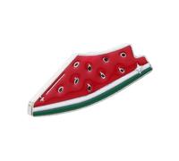 Hemobllo Spilla Smaltata Anguria in Resistente Spilla Colorata e Compatta per Ragazze Accessorio e Divertente per Borse Sciarpe e Cappelli