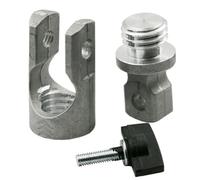 Hemobllo Staffa di Livello in Lega di Alluminio Adattatore e Livella Rotante per Treppiede, Set 2 Pezzi, Supporto Regolabile per Strumenti di Misurazione a Infrarossi, Accessorio per Uso