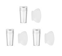 Hemobllo Stampatore per Unghie e Raschietto per Manicure, Sigillo per Nail Art in Silicone Trasparente, Testa Grande, per Donne e Ragazze, per Saloni di Bellezza e Casa