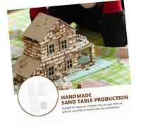 Hemobllo Stampi per Mattoncini Miniatura DIY Materiali Leggeri e Portatili per Paesaggio e Decorazioni Tavolo Sabbia per Modellismo e Sviluppo Creatività