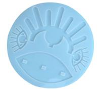 Hemobllo Stampo in Silicone per Orecchini Fai da Te con Design Occhio del Diavolo, Lavabile e Facile da Sformare, per Creazioni Artigianali con Porta Gioielli Colore Casuale