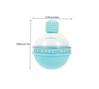 Hemobllo Stampo per Palline Ghiaccio Rotonde in Silicone Blu Resistente al Freddo per Cocktail Whisky Bevande e Riutilizzabile e Durevole per Uso e Bar