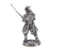 Hemobllo Statua Del Figura Del Action Figure Giapponesi Bambola Da Tavolo Da Figurina Da Collezione Da Tavolo Bambola Guerriero Bushido Statuina Cupronichel