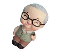 Hemobllo Statua Resina Decorazione Torta Piccola Leggera Figurine Anziani per Matrimonio e Festa Della Nonna Adorno da e Cake Topper Originale