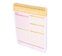Hemobllo Strappabile Settimanale per Pianificazione Pasti e Dieta Agenda Casa per Lista Spesa e Diario Alimentare Organizer Menu Lunedì- Design Elegante e Funzionale