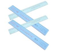 Hemobllo Strumenti per Ceramica e Argilla 4 Pezzi Misuratore Flessibile in Plastica per Misurazione Precisa della Pasta Modellabile per Educazione e Creazione di Ceramica
