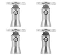 Hemobllo Supporto Corrimano Acciaio Inox 4 Pezzi Staffa Regolabile Per Scale Accessori Colonna 2.36X1.89X1.26 Pollici Supporto Ispessito Per Stabilità E Montaggio Facile