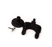 Hemobllo Supporto da Muro per Chitarra, Gancio per Ukulele, Plastica Resistente, Nero, Fissaggio a Muro per Studio e Casa