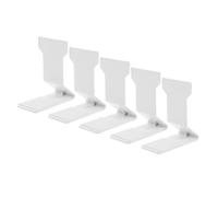 Hemobllo Supporto Magnetico Antiribaltamento per Scaffali in Plastica 5 Pezzi 100X45X110Mm per Espositori Alimenti Confezionati Negozi Supermercati Organizzatore Scaffalature