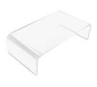 Hemobllo Supporto Monitor Acrilico Trasparente Rialzo Scrivania Stabile e Resistente Alzata per Computer e Laptop Organizer Salvaspazio per e Scuola