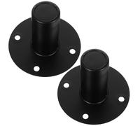 Hemobllo Supporto Per Altoparlante in Lega Di Alluminio 10.5X4 Pollici Base Rotonda Staffa Per Casse Audio Stabile Per Eventi E Palchi Accessorio Audio