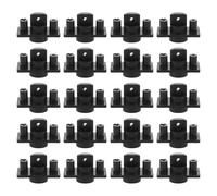 Hemobllo Supporto per Antenna Microfono in Plastica, Base Porta Antenna Ricevitore Microfonico per Riparazione, Set da 20 Pezzi per Uso Professionale Karaoke e Palco