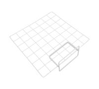 Hemobllo Supporto per Display da Tavolo in Ferro Bianco Base, Scaffale Espositore Versatile e Minimalista per Mostrare Foto e Opere D'arte