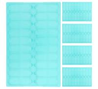 Hemobllo Supporto per Essiccazione Vetrini da Microscopio 20 Slot Vassoio per Vetrini da Laboratorio 5 Pezzi Custodia Compatta Resistente a Macchie Chimiche per Studi Microbiologia e