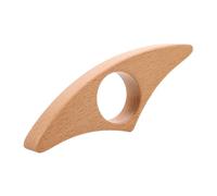 Hemobllo Supporto per il libro in miniatura porta pagine di libri per la lettura strumenti di lettura per adulti regali per i topi di biblioteca pesi delle dita Di legno Marrone chiaro