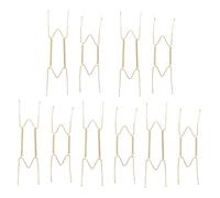 Hemobllo Supporto Per Piatti Da Parete Invisibile Molle Espandibili, Ganci Per Esposizione Piatti Decorativi, Set Da 10 Pezzi Per Arredamento Casa e Decorazioni Muro