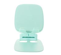 Hemobllo Supporto Pieghevole per Telefono da Tavolo in Lega Resistente e Portatile, Design Elegante Colore Verde Chiaro, per Camere D'hotel e Tasche Laterali Zaino