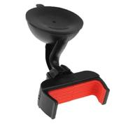 Hemobllo Supporto Telefono per Auto Ventosa Doppia per Parabrezza, Braccio Regolabile e Rotante, Base Abs Resistente, per Navigazione e Guida Sicura