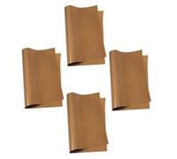 Hemobllo Tappetino da Forno Microforato 4 Pezzi Riutilizzabile per Teglia da Forno, Resistente al Calore, Adatto a Pasticceria e Cottura di Biscotti