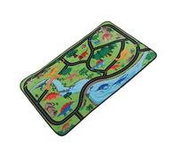 Hemobllo Tappeto Pieghevole per Dinosaurs e Strada per Auto Tappeto Antiscivolo per Cameretta e Area Giochi Facile da