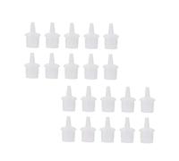 Hemobllo Tappo di Ricambio per Flacone di Colla per Ciglia 50 Pezzi, Piccola Punta per Bottiglia Antigoccia, Accessori per Sigillare Flaconi di Colla per Extension Ciglia, Uso